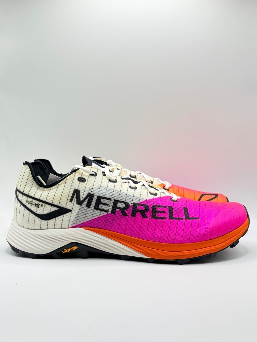 Merrell Long Sky 2 Matryx Running Shoes - Vibrant Pink and Orange, Size 13